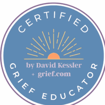 Sello: Certified Grief Educator por David Kessler